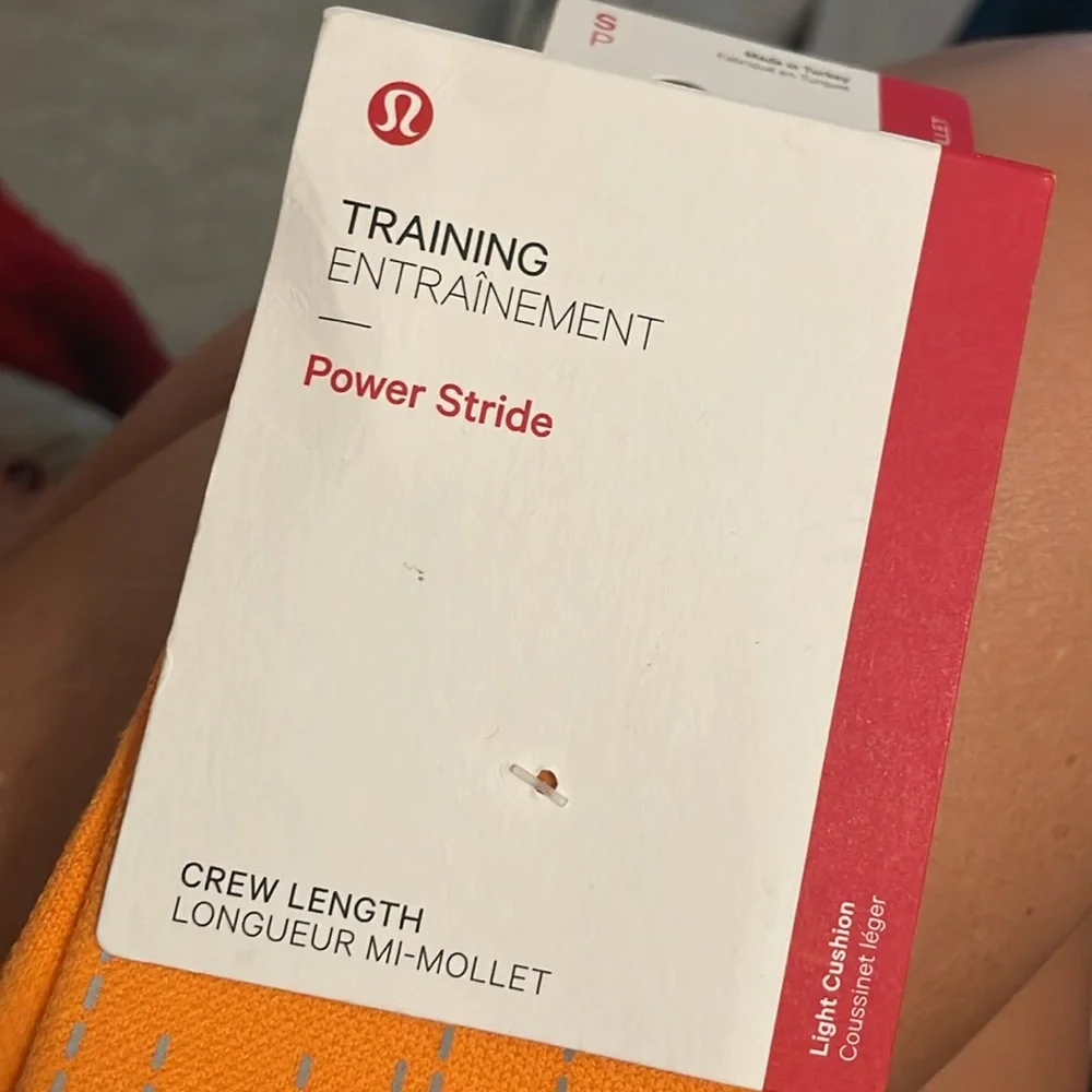 Lululemon Womens Power Stride Crew Sock NWT Size Small - Picture 6 of 8